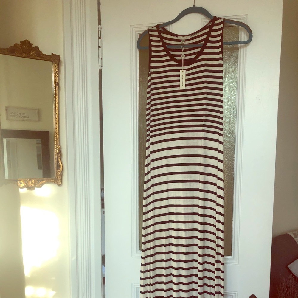 Striped Max Studio Maxi